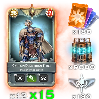 Captain Demetrian Titus Large Bundle