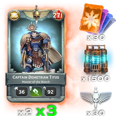 Captain Demetrian Titus Small Bundle
